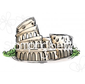 Rosie and Bernie's COLOSSEUM rubber stamp
